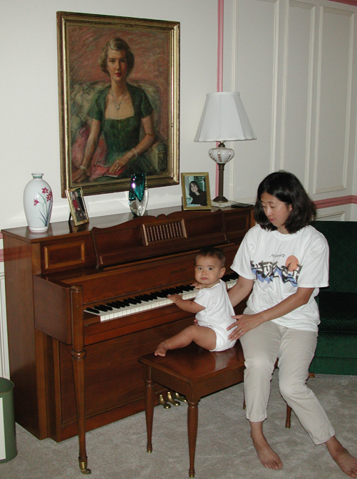 Playing a Philadelphia piano