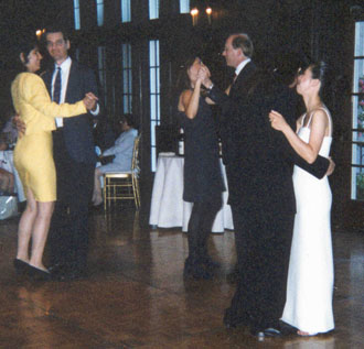 Dancing and Smooching (Anne and Carl, Christy and Hod, Mark and Rebecca)