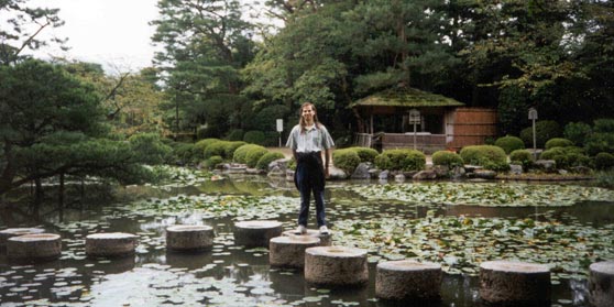 Mark in Kyoto garden