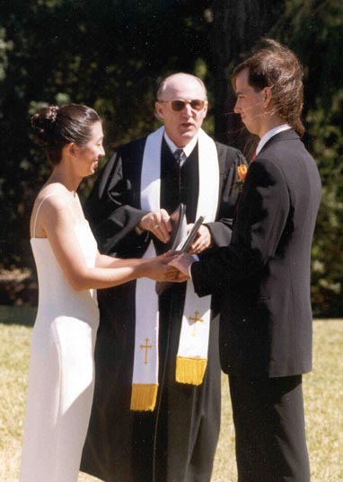 Vows: Rebecca, Reverend, Mark